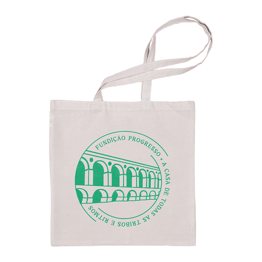 Fundição Progresso ( Tote Bag Branca) - Arcos da Lapa Verde