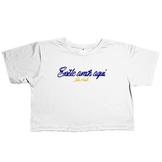 Julia Smith (Cropped Branco) - Existe Amor Aqui
