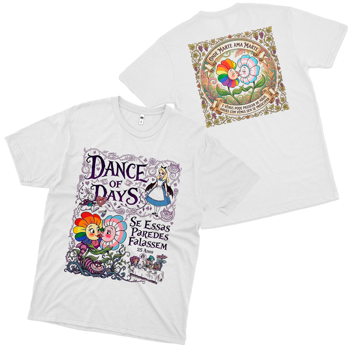 Dance Of Days (Camiseta Branca) - Se Essas Paredes Falassem