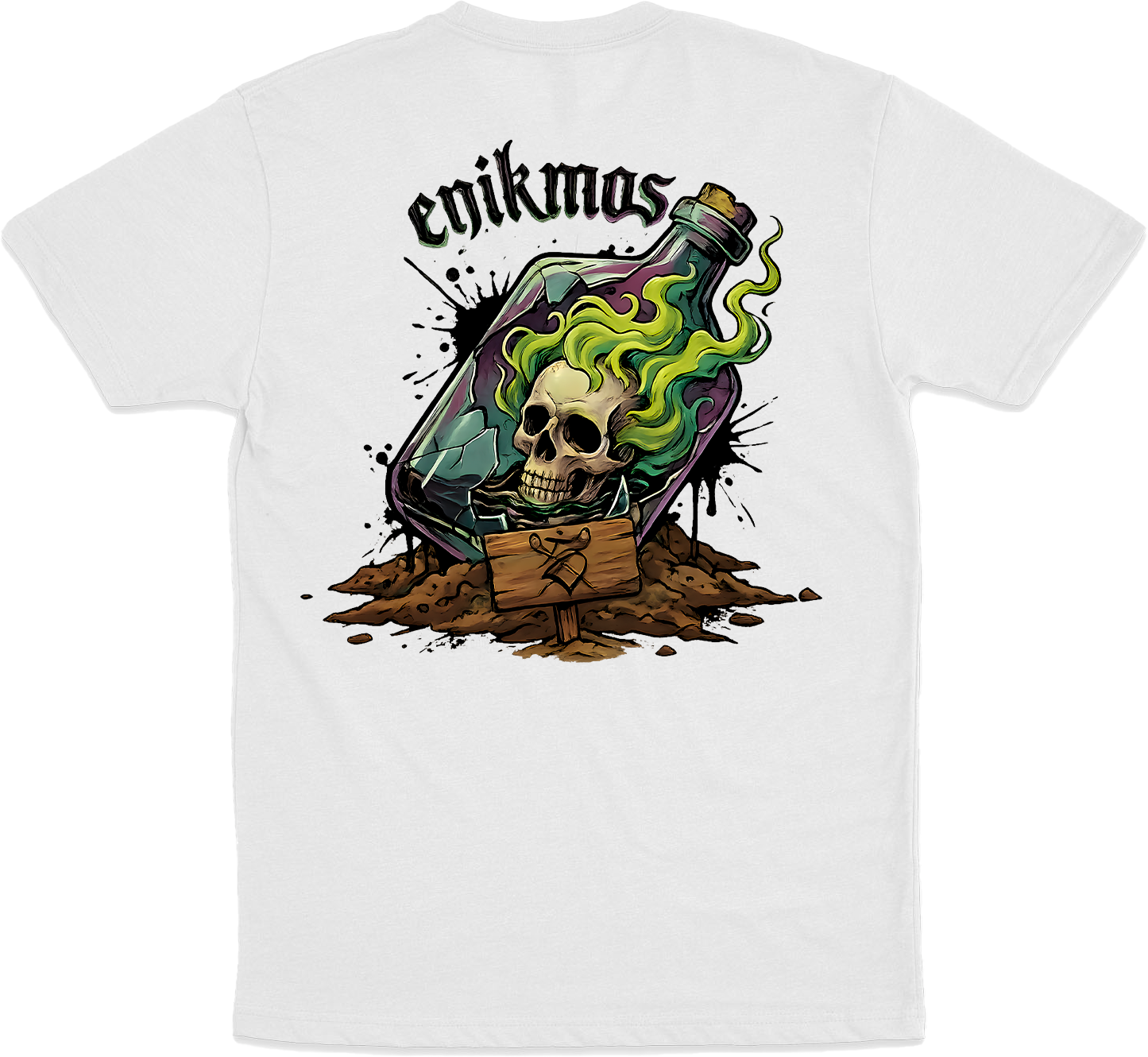 Enikmos (Camiseta Branca)  - Bottle of Death