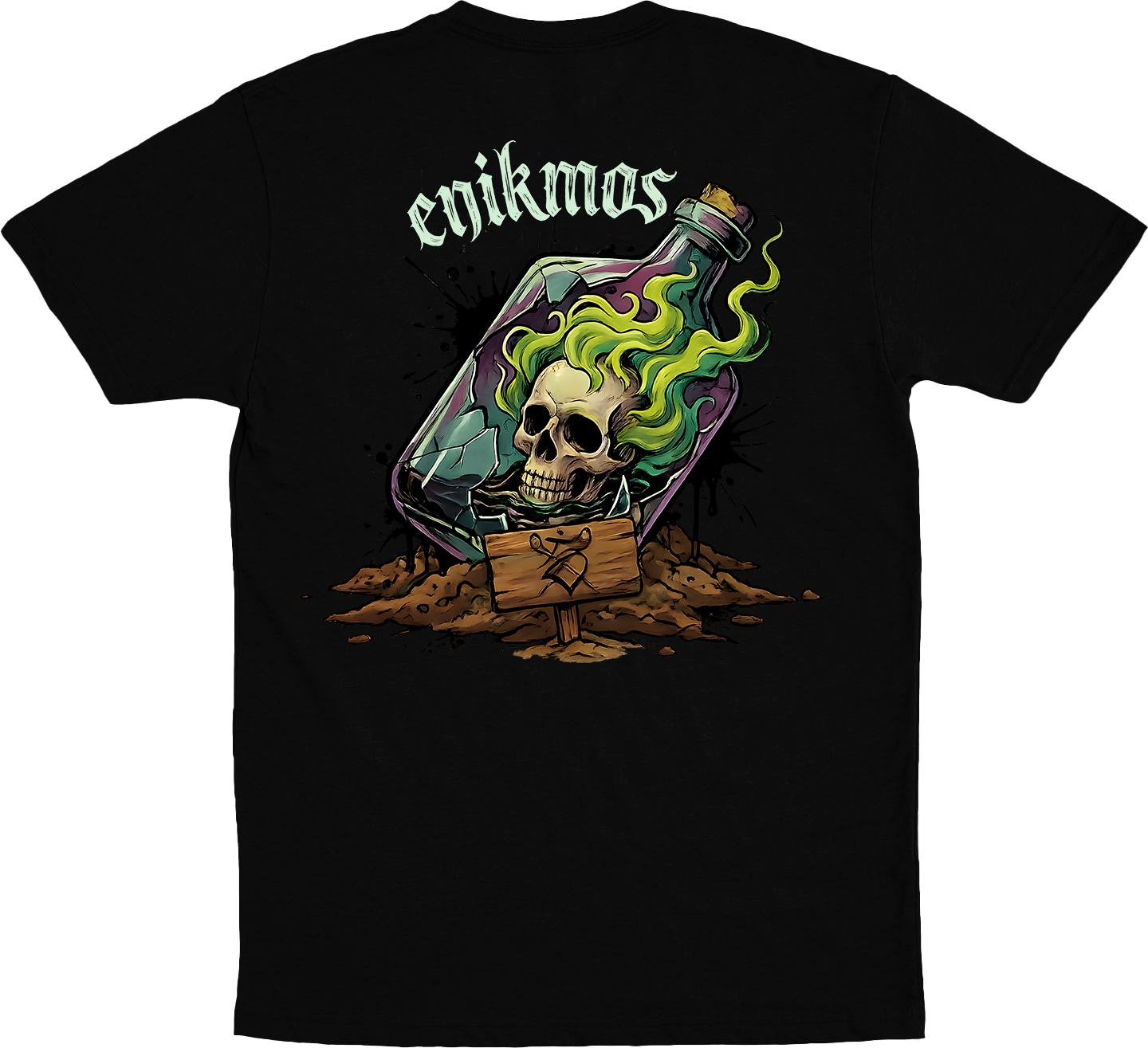 Enikmos (Camiseta Preta)  - Bottle of Death