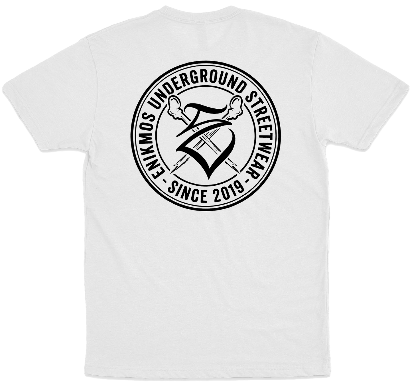 Enikmos (Camiseta Branca)  - Logo Enikmos
