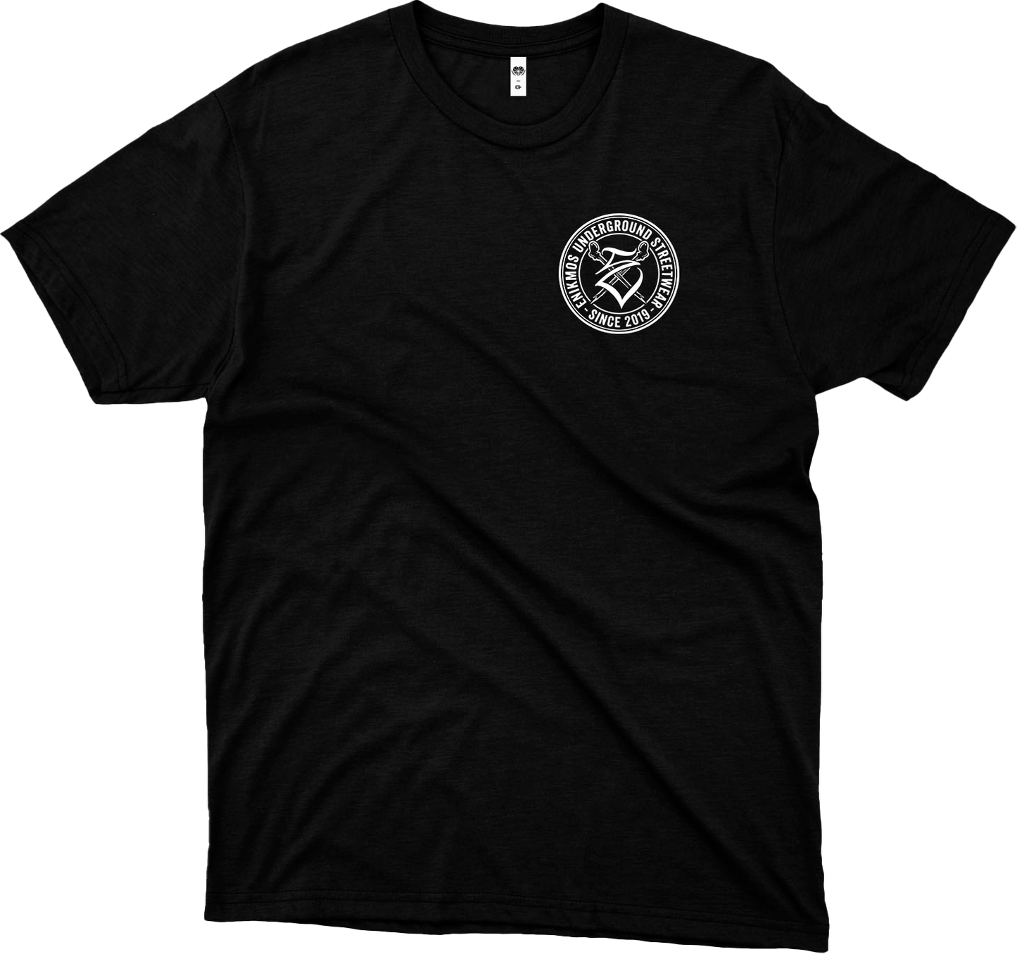 Enikmos (Camiseta Preta)  - Logo Enikmos