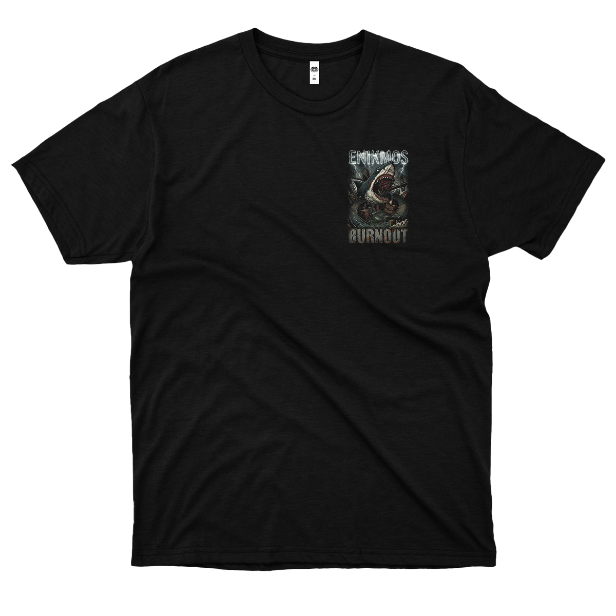 Enikmos (Camiseta Preta)  - Burnout