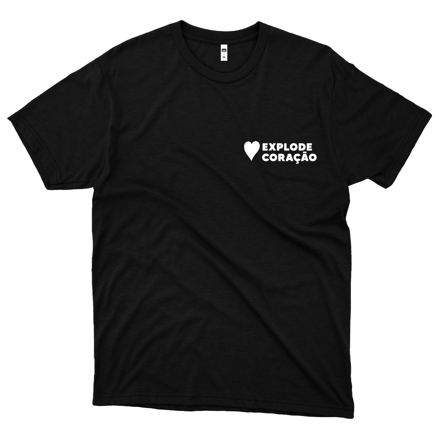 Bloco Explode Coração (Camiseta Preta) - Explode Coração