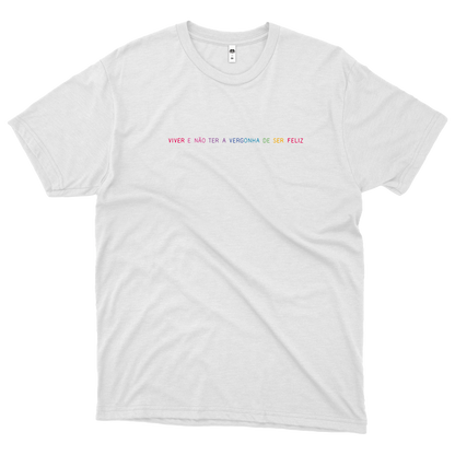 Bloco Explode Coração (Camiseta Branca)  - Viver Feliz