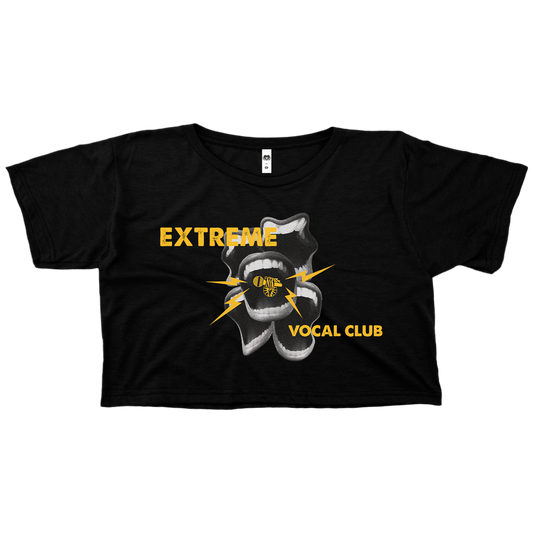 Extreme Vocal Club  (Cropped Preto) - Vocal Club