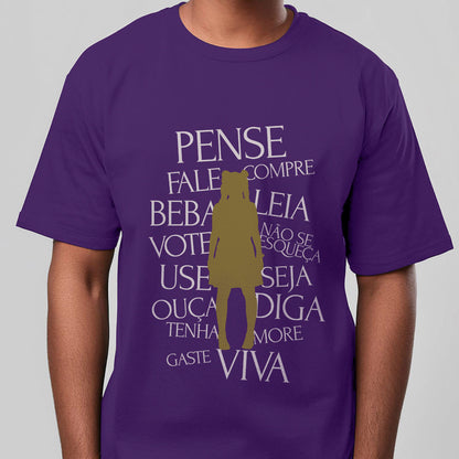 Pitty (Camiseta) - Pense, Fale, Compre...