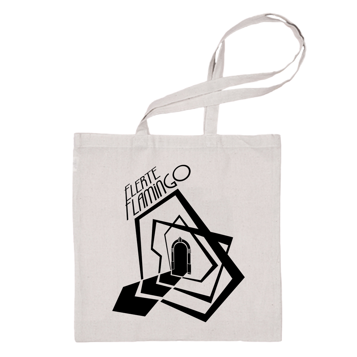 Flerte Flamingo (Totebag Algodão Crú) -II