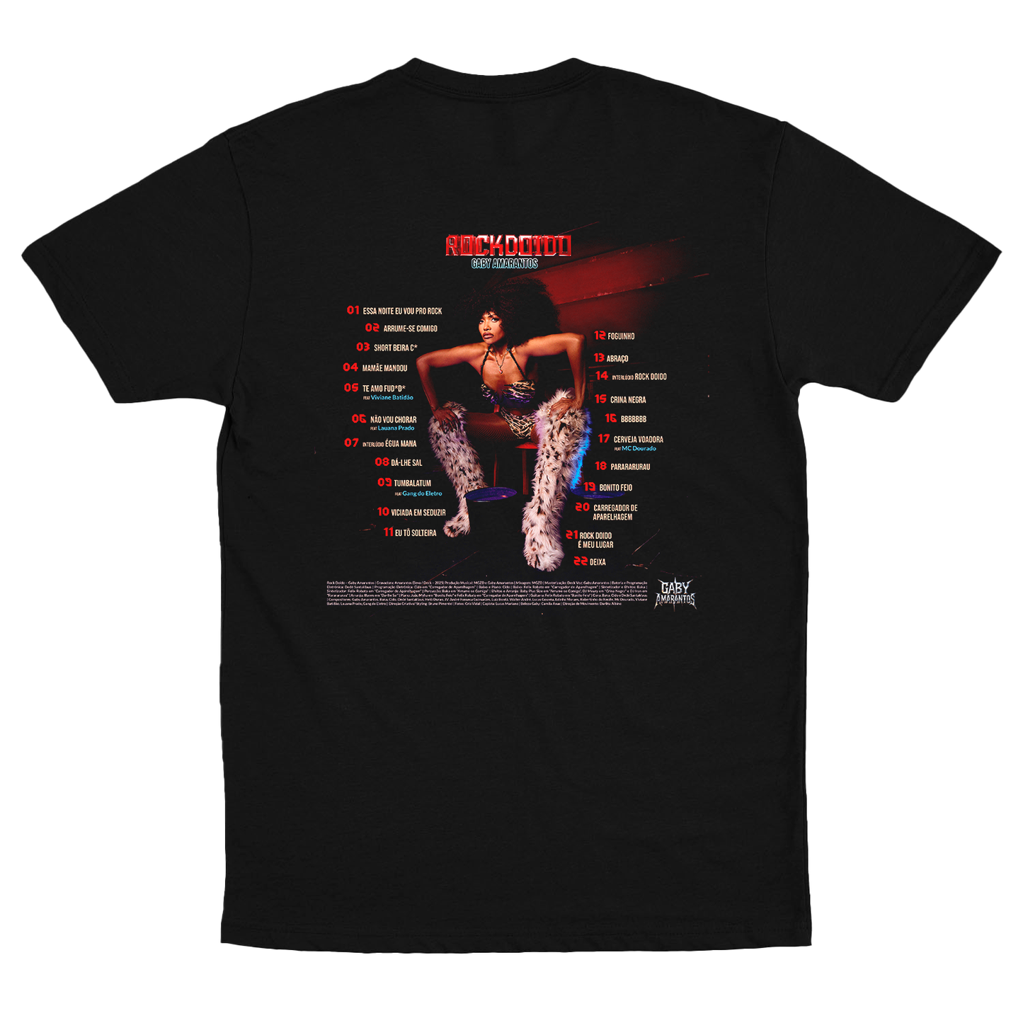 Gaby Amarantos (Camiseta Preta) -II
