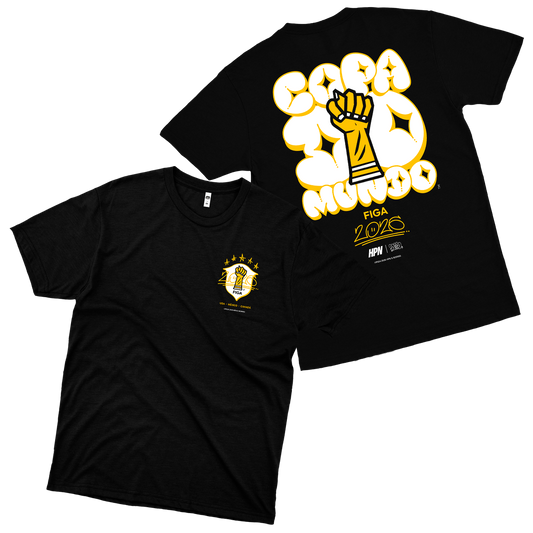 HPN (Camiseta Preta)  - Copa da Figa + Poster da Copa