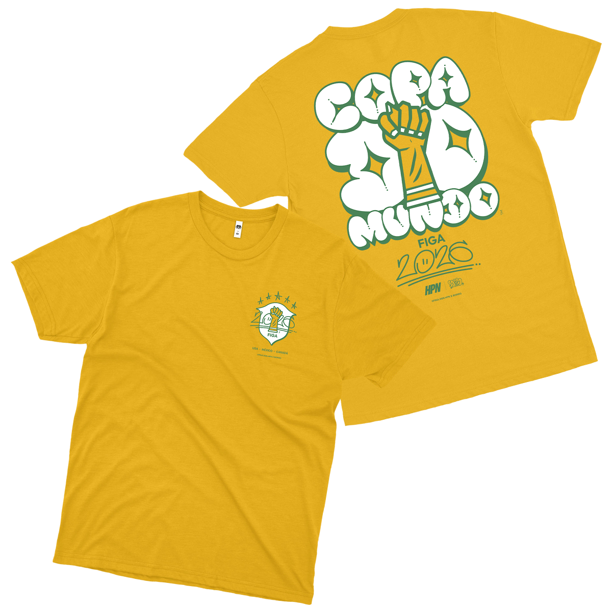 HPN (Camiseta Amarela) - Copa da Figa + Poster da Copa