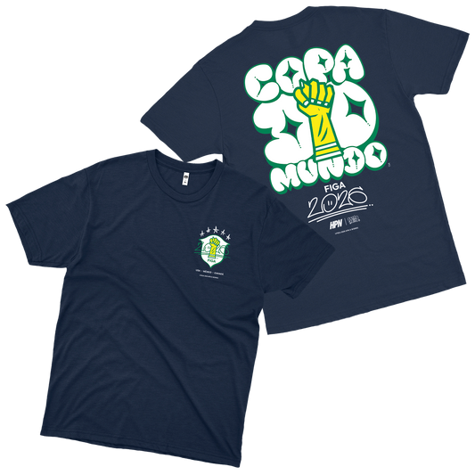 HPN (Camiseta Azul Marinho)  - Copa da Figa + Poster da Copa