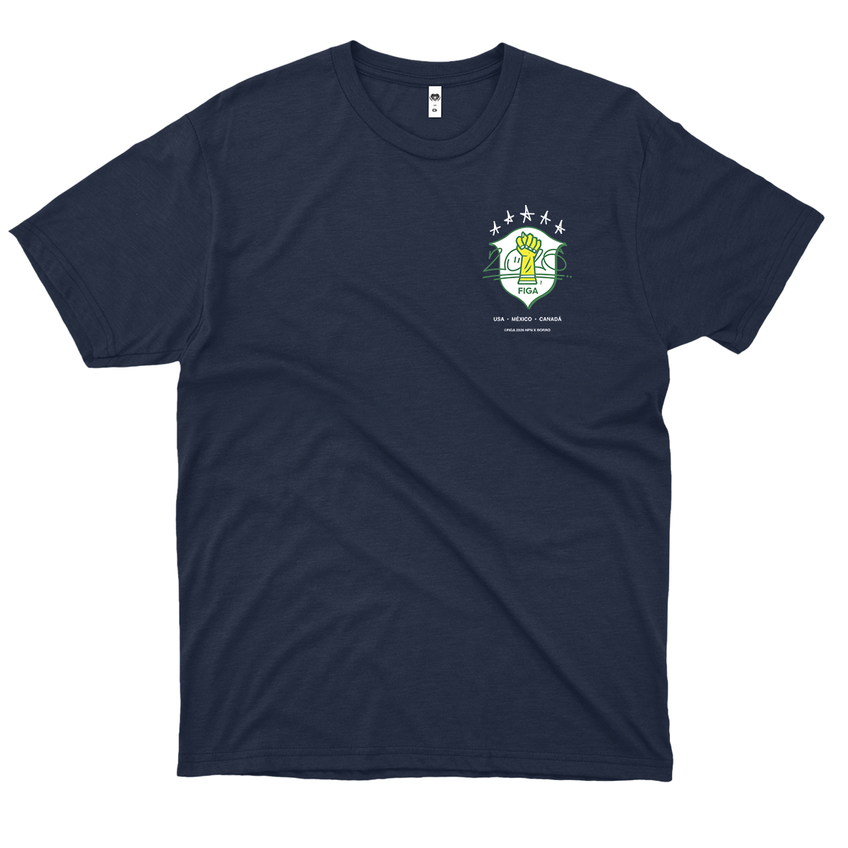 HPN (Camiseta Azul Marinho)  - Copa da Figa + Poster da Copa
