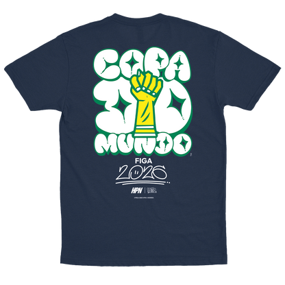 HPN (Camiseta Azul Marinho)  - Copa da Figa + Poster da Copa