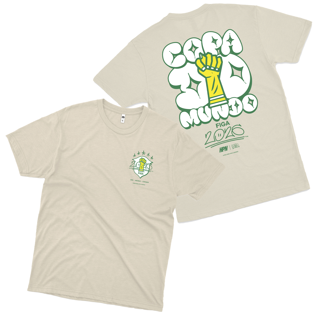 HPN (Camiseta Off White) - Copa da Figa + Poster da Copa