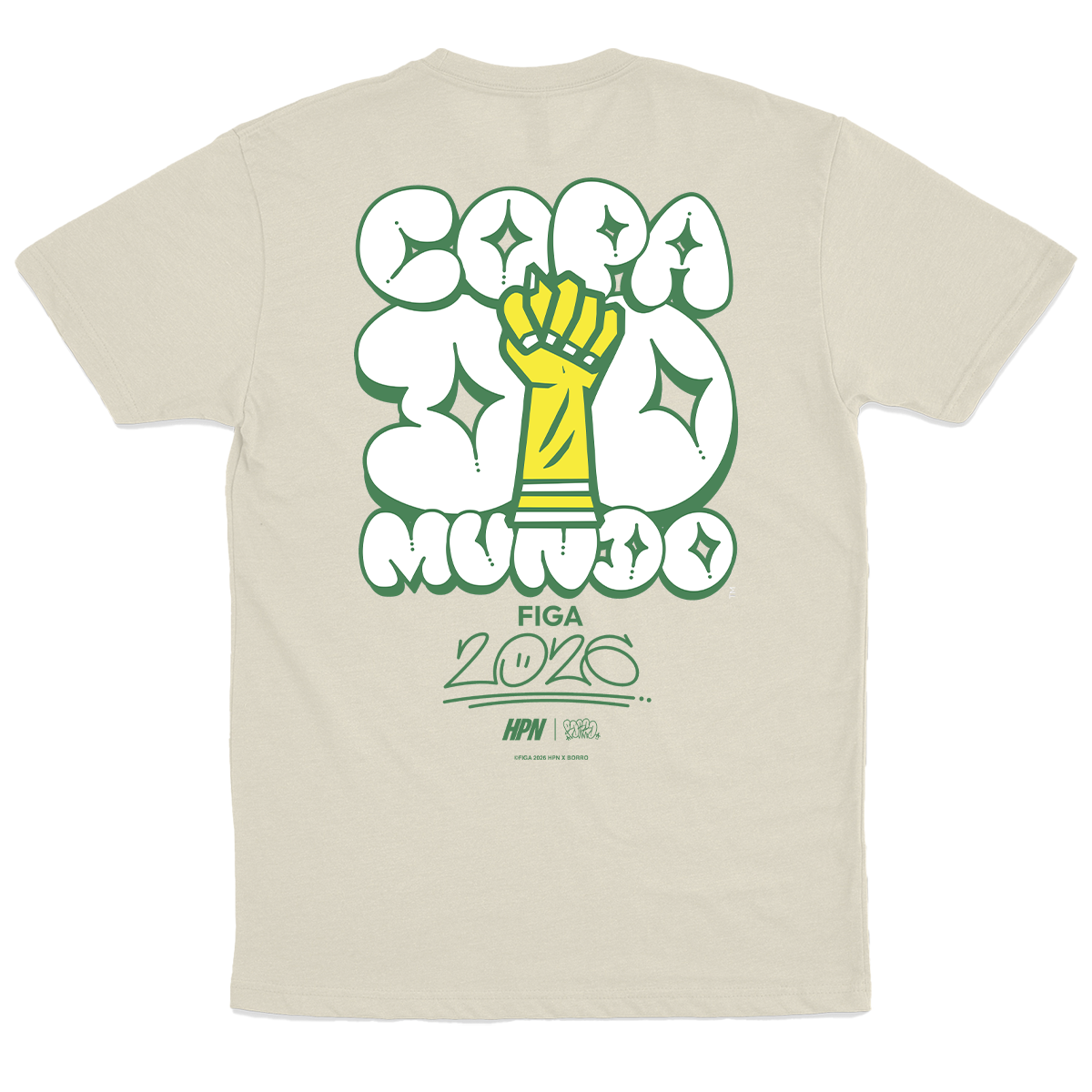 HPN (Camiseta Off White) - Copa da Figa + Poster da Copa