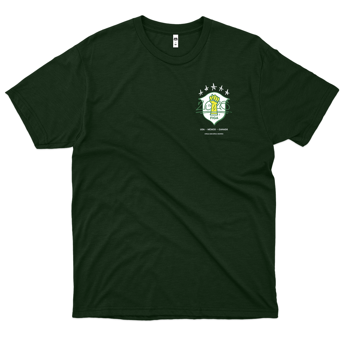 HPN (Camiseta Verde Floresta)  - Copa da Figa + Poster da Copa
