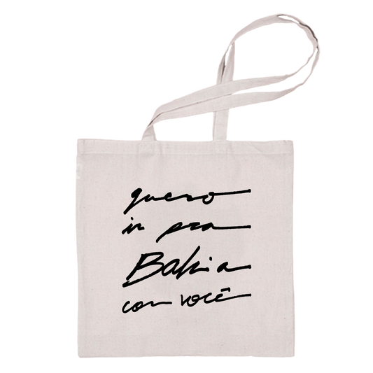 Julio Secchin (Totebag Algodão Crú) - Ir Para Bahia