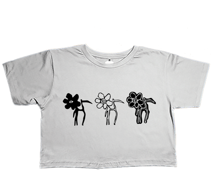 Kamaitachi Acústico (Cropped Branco) - Flores