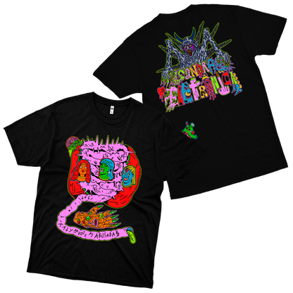 Katy da Voz e as Abusadas  (Camiseta Preta) - Sandra Eletrônica