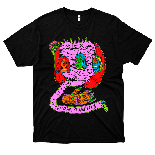 Katy da Voz e as Abusadas  (Camiseta Preta) - Sandra Eletrônica