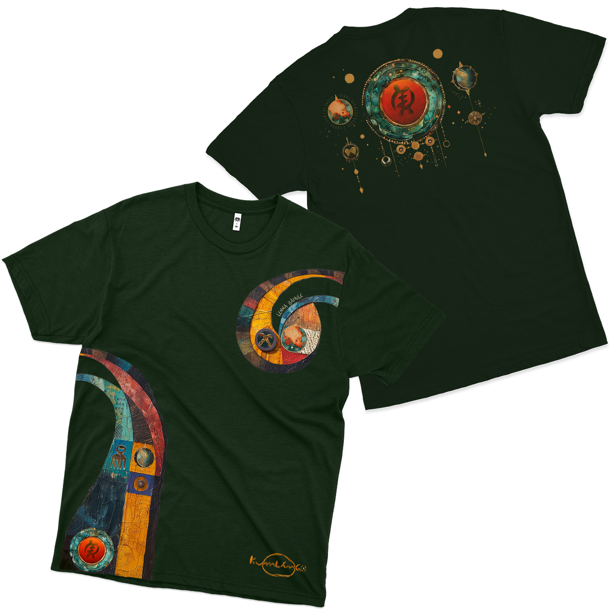 Lenna Bahule (Camiseta Verde Floresta) - Kumlango