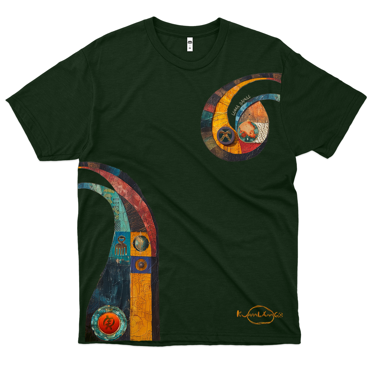 Lenna Bahule (Camiseta Verde Floresta) - Kumlango