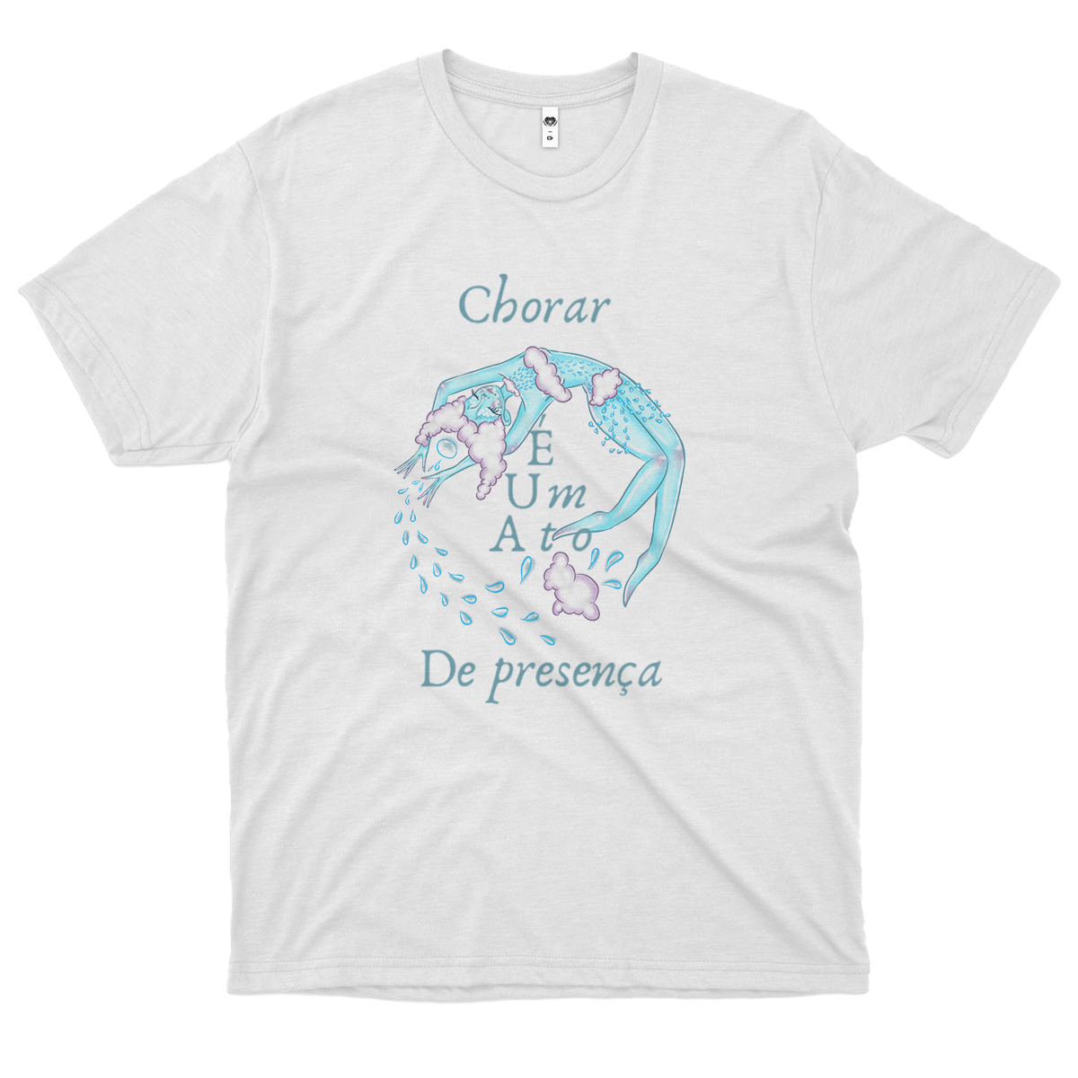 Lua Maria  (Camiseta Branca) - Chorar