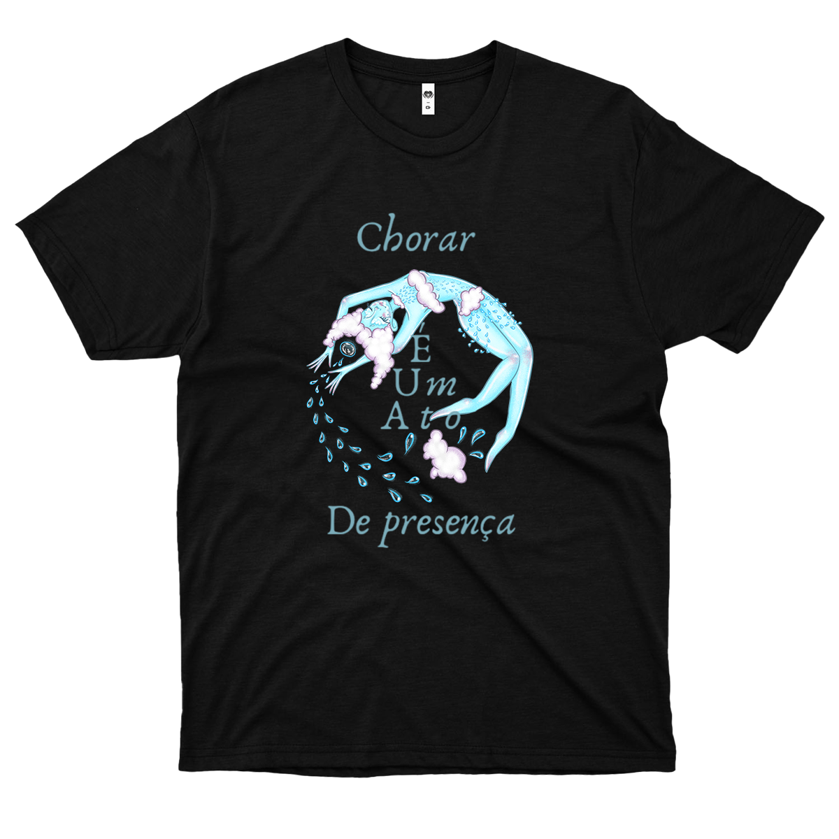 Lua Maria  (Camiseta Preta) - Chorar