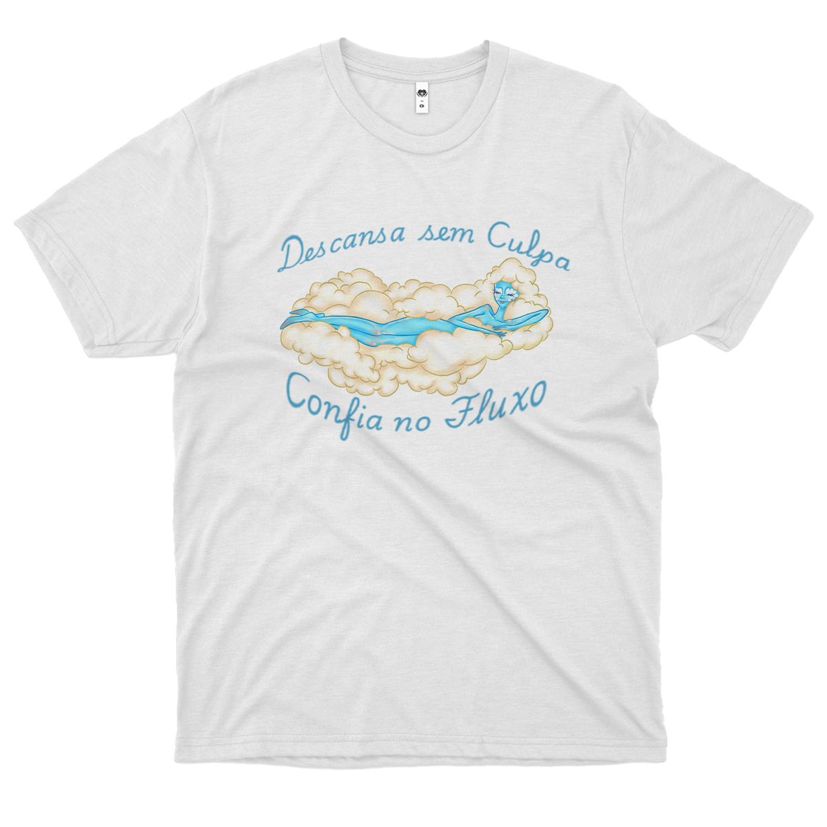 Lua Maria  (Camiseta Branca) - Descansa Sem Culpa
