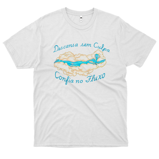 Lua Maria  (Camiseta Branca) - Descansa Sem Culpa