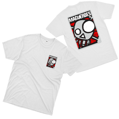 Maguerbes (Camiseta Branca) - Caveira