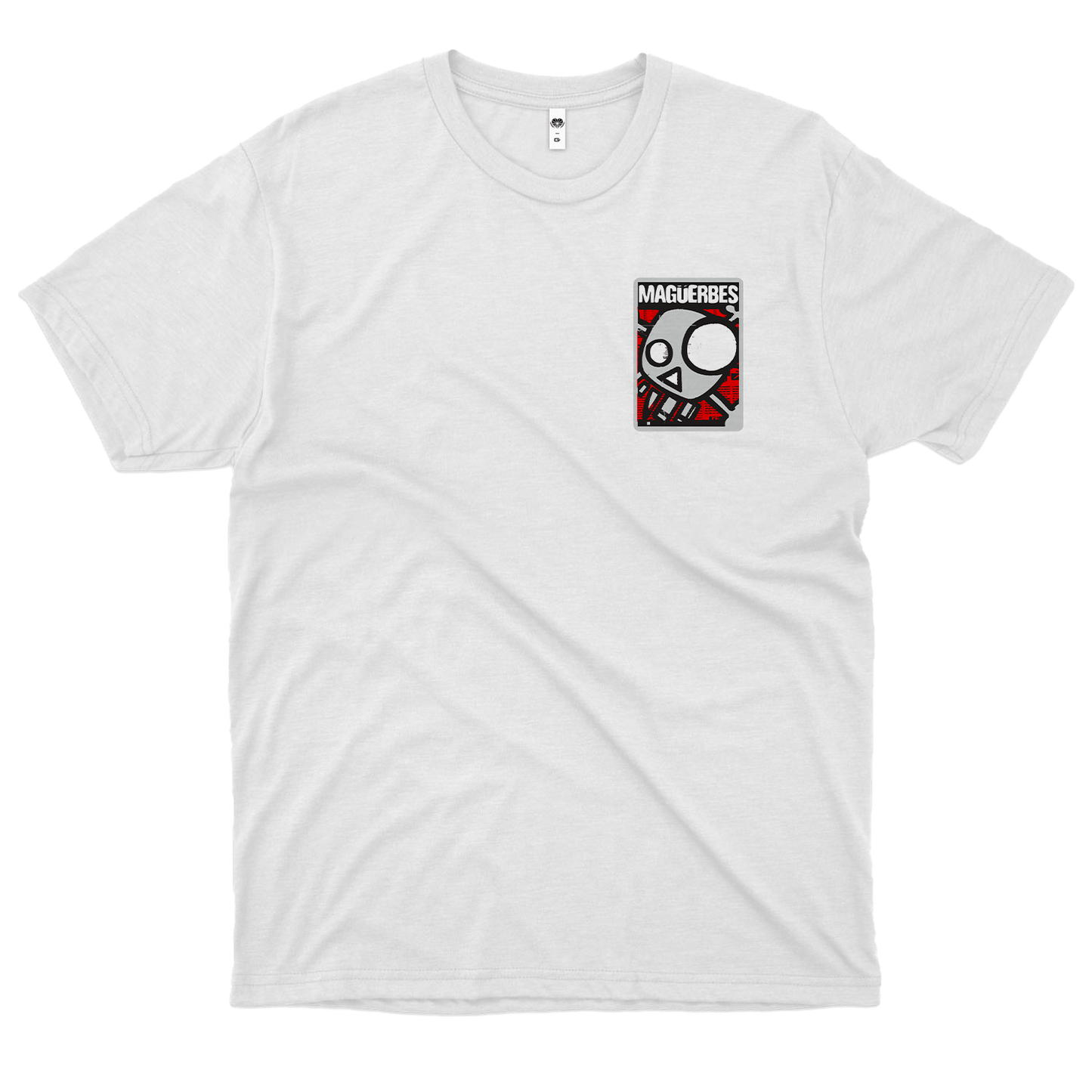 Maguerbes (Camiseta Branca) - Caveira