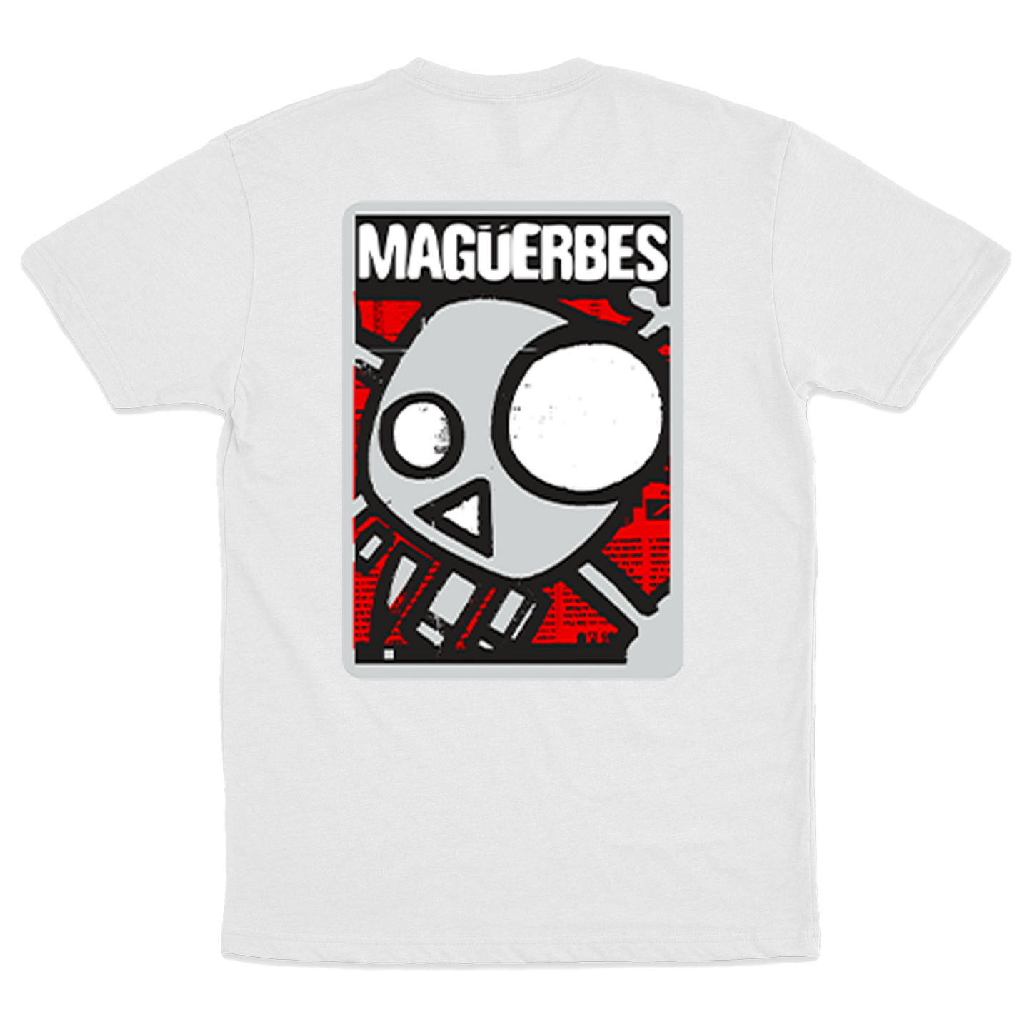 Maguerbes (Camiseta Branca) - Caveira