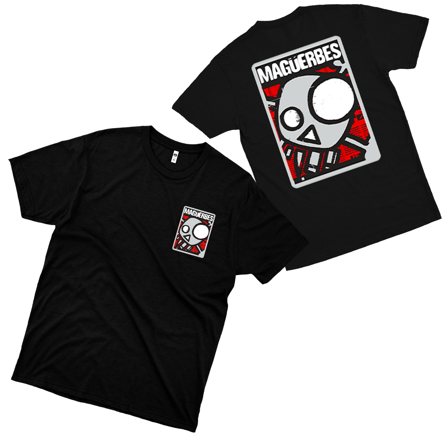 Maguerbes (Camiseta Preta)  - Caveira