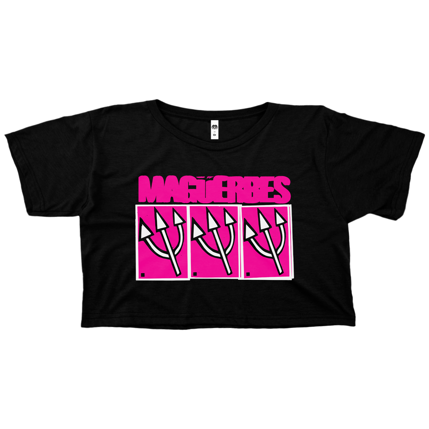 Maguerbes (Cropped Preto) - Tridente