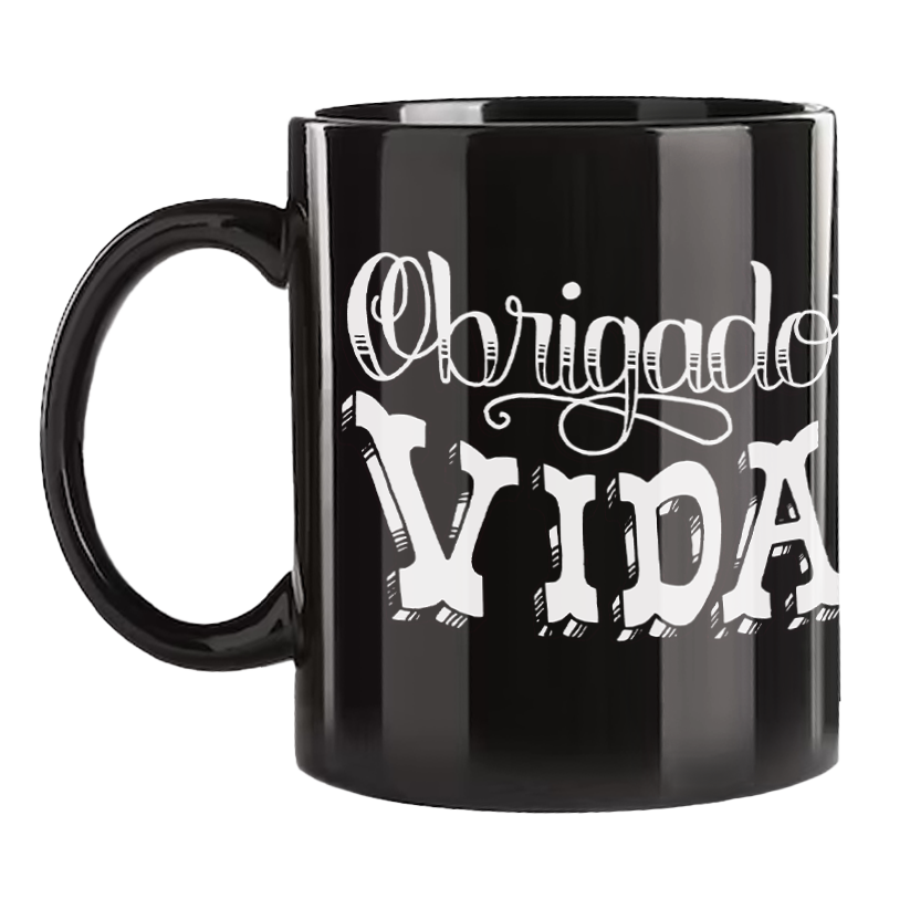 Maguerbes (Caneca Preta) - Obrigado Vida