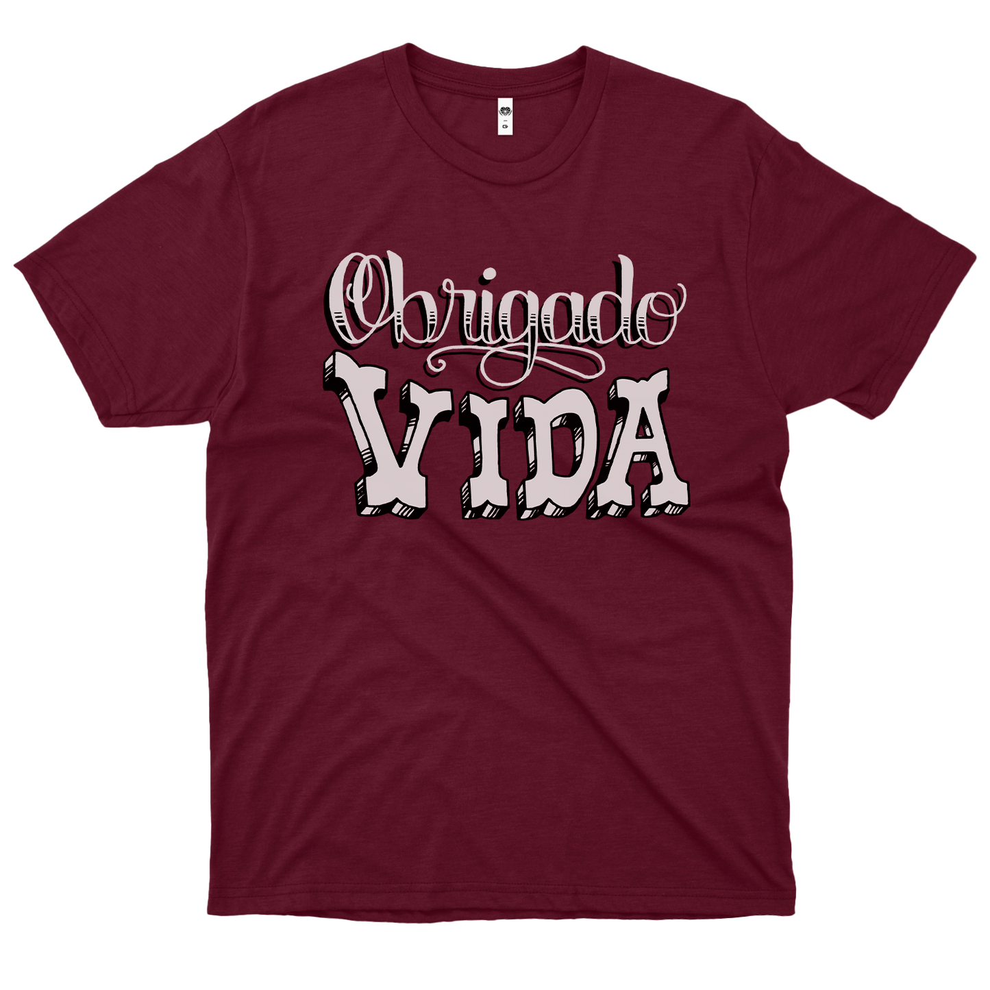 Maguerbes (Camiseta Vinho) - Obrigado Vida