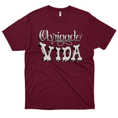 Maguerbes (Camiseta Vinho) - Obrigado Vida