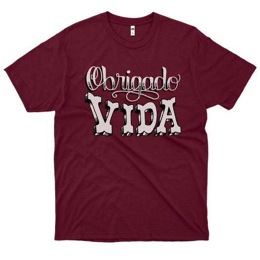 Maguerbes (Camiseta Vinho) - Obrigado Vida