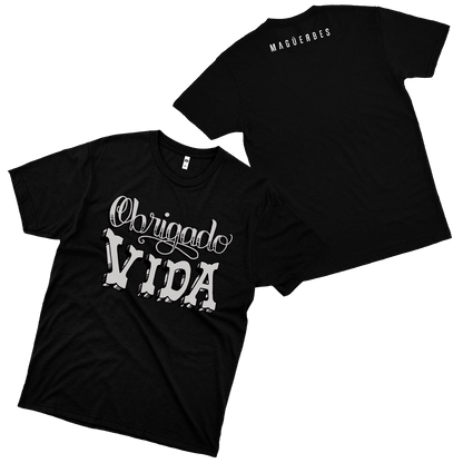 Maguerbes (Camiseta Preta)  - Obrigado Vida