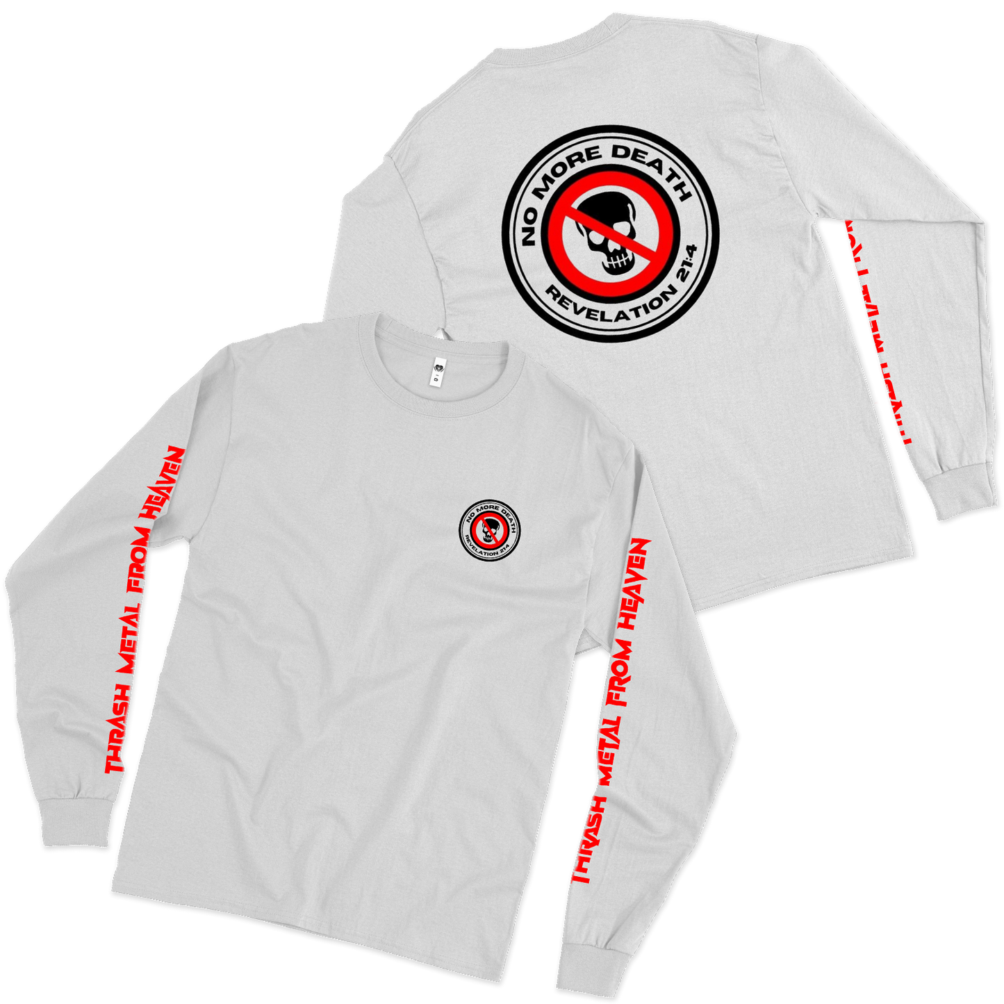 No More Death (Camiseta Manga Longa) - Logo