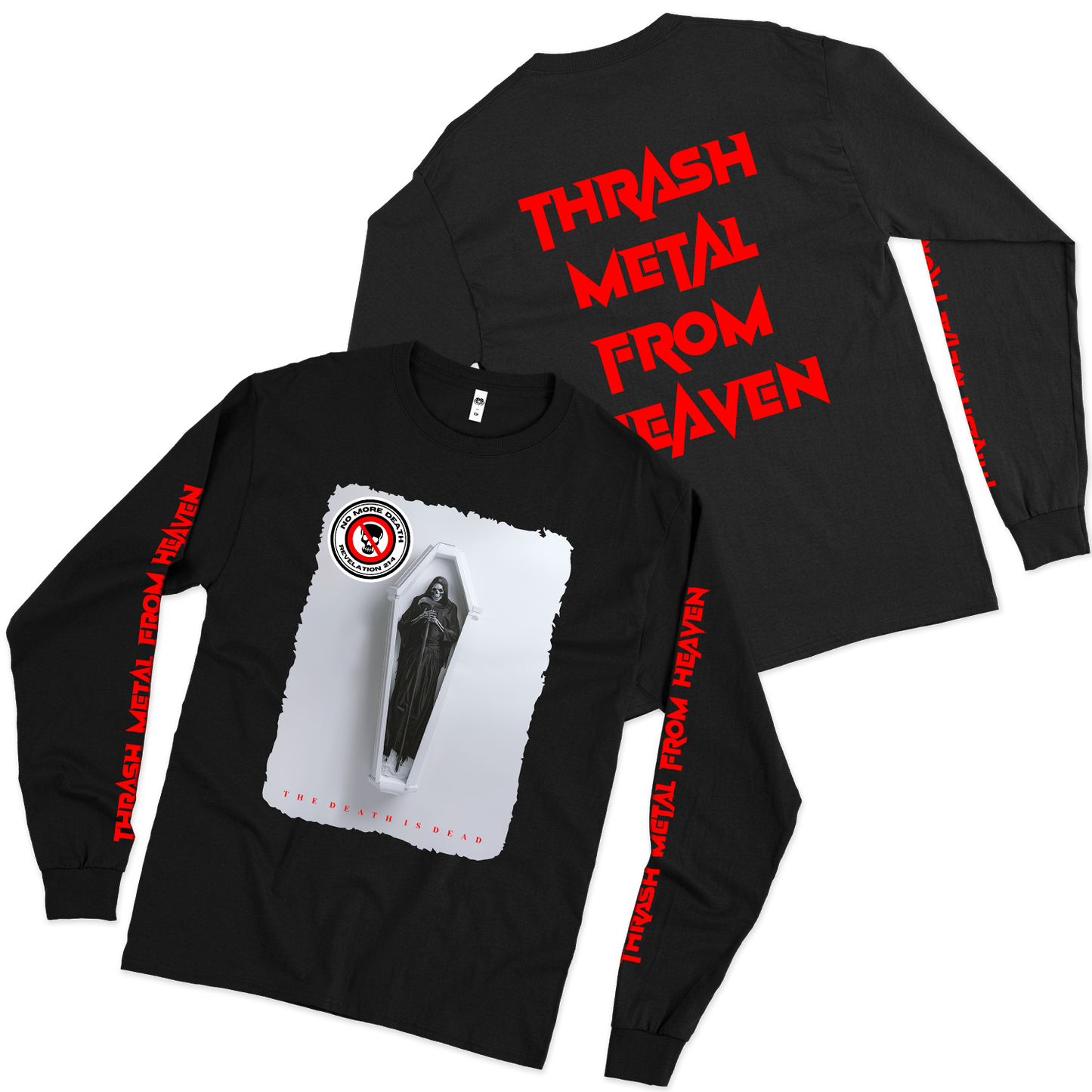 No More Death (Camiseta Manga Longa) - The Death is Dead