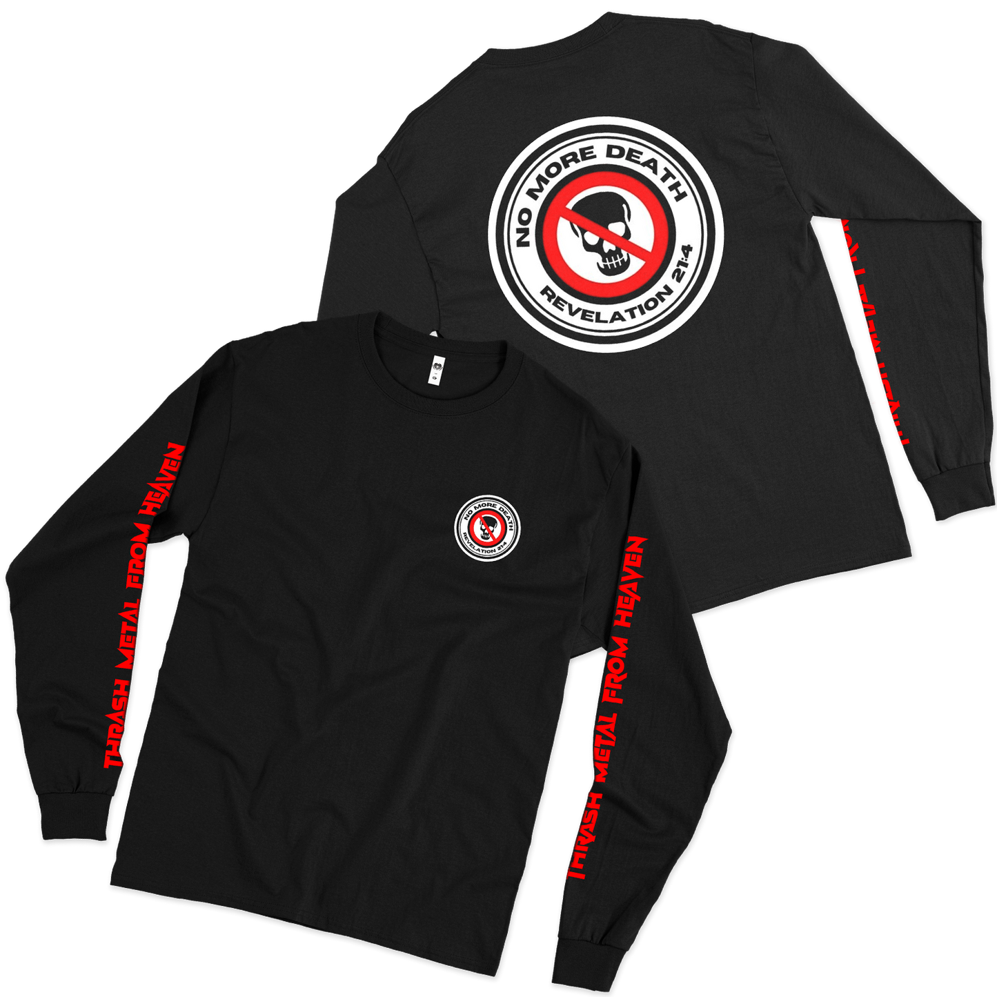 No More Death (Camiseta Manga Longa) - Logo