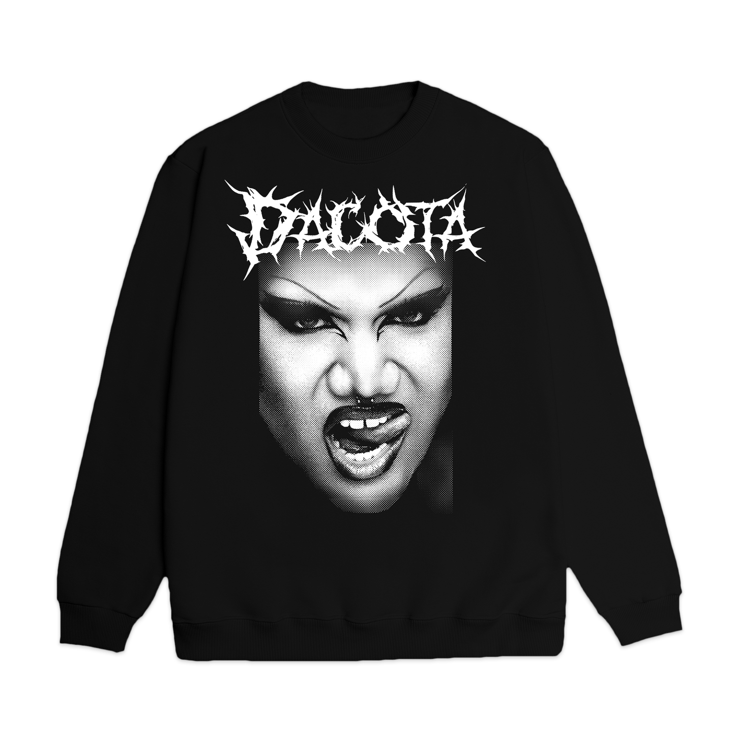 Dacota (Moletom Careca Preto) - Sereia Punk
