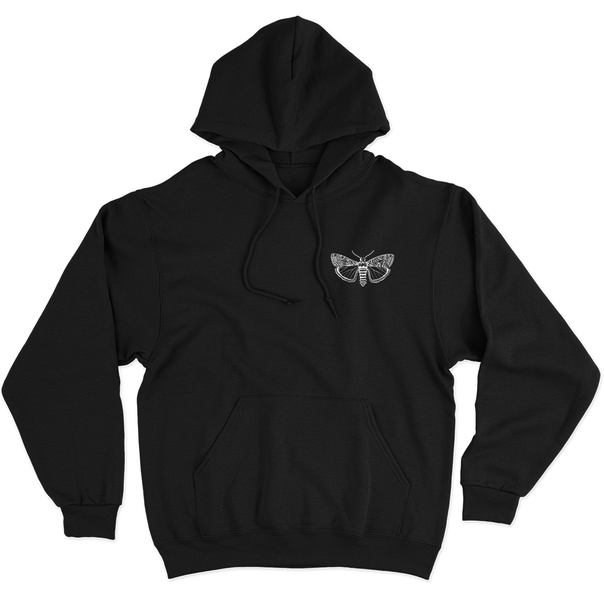 Menores Atos (Moletom Canguru Preto) - Mariposa