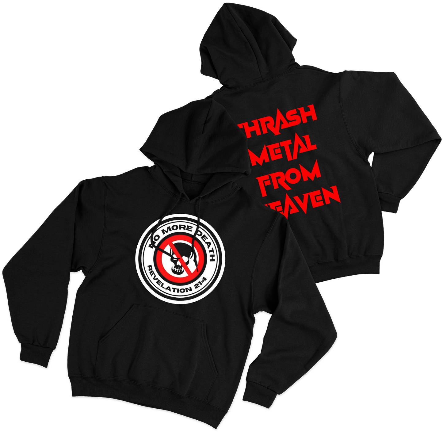 No More Death (Moletom Preto) - Thrash Metal From Heaven