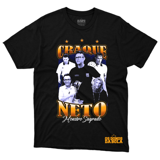 Band (Camiseta Infantil Preta) - Craque Neto