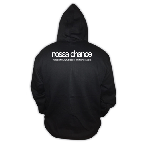 Duda Beat (Moletom Preto) - Nossa Chance